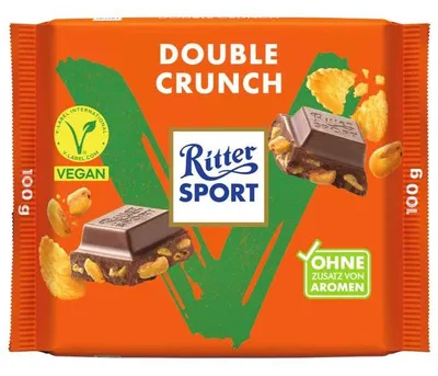 Immagine prodotto di Ritter Sport Vegan Doppio Croccante al Cioccolato con Cornflakes 100g