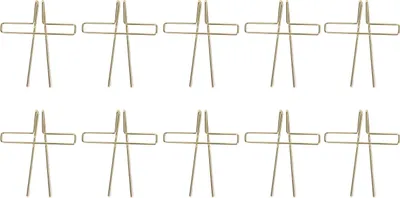 Obrázek produktu pro 10 kovových kancelářských sponek, sponky na třídění a organizaci dokumentů, poznámky, 88 mm