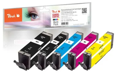 Immagine prodotto di Peach PI100-378 Peach Patrone Canon Nr.580XL/581XL MultiPack REM,KOM