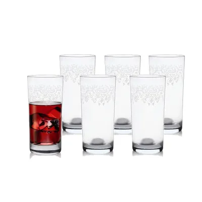 Produktbild von Drinkgläser 6er Set Glas Cocktailgläser Saftgläser KROSNO 300 ml