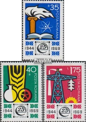 Produktbild von Briefmarken Rumänien 1969 Mi 2783-2785 (kompl.Ausg.) postfrisch Ausstellung