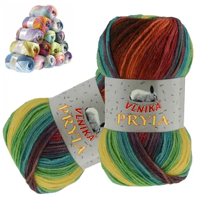 100g Farbverlaufsgarn PRYIA Strickwolle Magic Moment