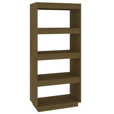Produktbild von Bücherregal/Raumteiler Honigbraun 60x35x135 Massivholz Kiefer
