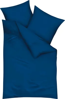 Produktbild von Kaeppel Bettwäsche dunkelblau 1x 155x220 cm + 1x 80x80 cm
