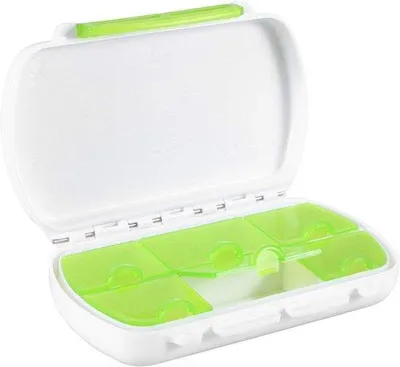 Produktbild von Portable Organizer Box, portable Organizer Box mit 6 Fächern, portable Organizer Box mit Tasche, portable Organizer Box (grün)