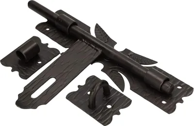 Produktbild von Famanu Türverriegelung Schwarz 250 mm - Sicher und vielseitig