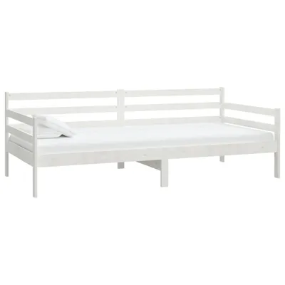 Zdjęcie produktu dla VidaXL 806936, sofa rozkładana, Biały, Drewno sosnowe, 2040 mm, 980 mm, 700 mm