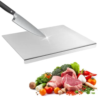 Immagine prodotto di Tagliere robusto in acciaio inossidabile per la cucina
