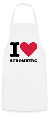 Produktbild von Spreadshirt Stromberg Fanartikel I Love Stromberg Kochschürze, One size, Weiß