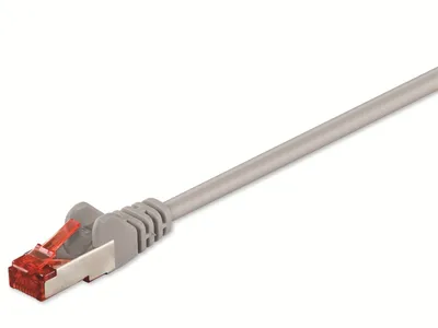 Produktbild von Patchkabel Cat.6 S/FTP (PiMF) (grau, 15cm)