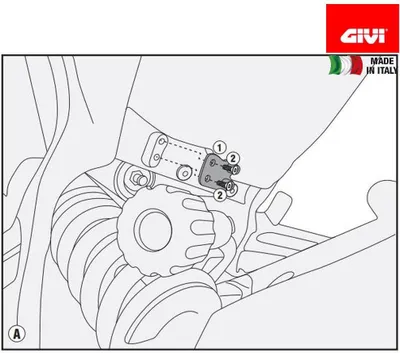 Immagine prodotto di Kit montaggio telaietto portavaligie GIVI PLR7406CAM su DUCATI Multistrada 950