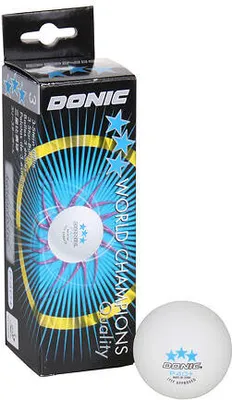 Obrázek produktu pro Donic TABLE TENNIS BALL DONIC P40+ 3STAR 3PCS