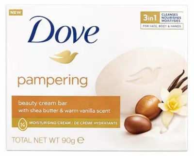 Image de Dove, Savon en barre, beurre de karité, 90g