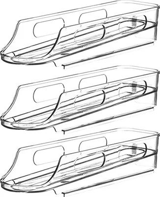 Produktbild von Automatischer Eierhalter mit Rollen, großes Fassungsvermögen, transparentes Design, Eierorganizer für den Kühlschrank, Aufbewahrungsspender