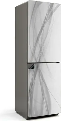 Produktbild von Abstrakte Linienwellen – Magnetische Kühlschrank Abdeckung – Dekorfolie magnetisch Küche – Kühlschrank Magnet Deko – selbstklebende Magnettafel – Magnetfolie für Kühlschranktür – 60x190 cm