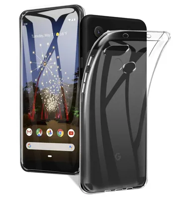 Zdjęcie produktu dla Etui na telefon komórkowy Google Pixel 3a XL silikonowe przezroczyste