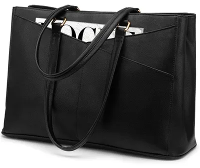 Productafbeelding van Grote, waterdichte laptop tas voor vrouwen, met diverse functies