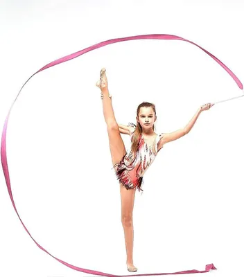 Produktbild von 10-teiliges 2M Rhythmische Gymnastikband - Baby Tanz Ballett Training - Dekoration in 10 Farben Perfekt für Kinder!
