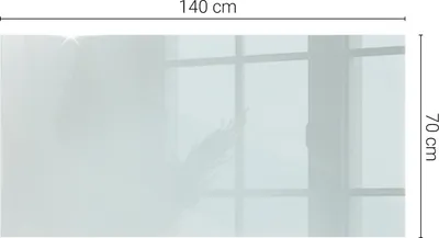 Zdjęcie produktu dla Transparentny – 140x70 cm – Prostokątny Blat Szklany – Szkło Hartowane ESG – Blat Ochronny Do Stołu – Szkło Bezpieczne – Solidny – Elegancki – – Ponadczasowy Design
