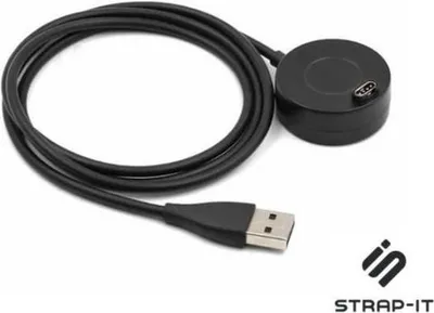 Produktbild von Strap-it Ladekabel passend für Garmin Venu 4/3/3s/2/2s/2plus/SQ/SQ2/Vivoactive/6/5/4/4s/3/Fenix 8/8Pro/7/7s/7x/6/6s/6x/5/5s/5x/ alle Forerunner