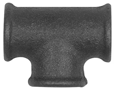 Produktbild von Riegler T-Stück 130, 3 x Rp 3/4 i., Temperguss schwarz