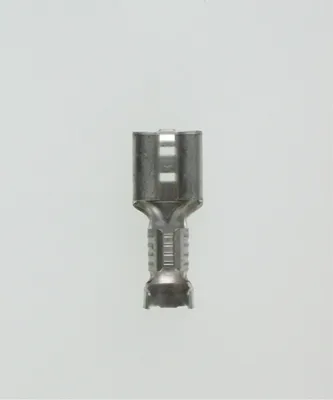 Produktbild von Flachsteckhülsen, Steckgröße 6,3 x 0,8mm unisoliert, ohne Rastzunge Querschnitt 4mm² - 6mm² - 1 Stück