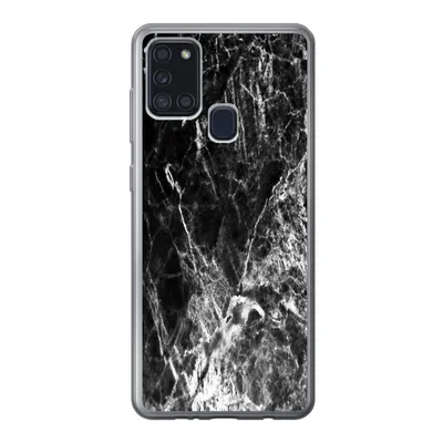 Produktbild von MuchoWow® Handyhülle Schutzhülle Hülle für Samsung Galaxy A21s Marmor - Stein - Luxus Silikon Softcase Handy Hülle - Hartschale