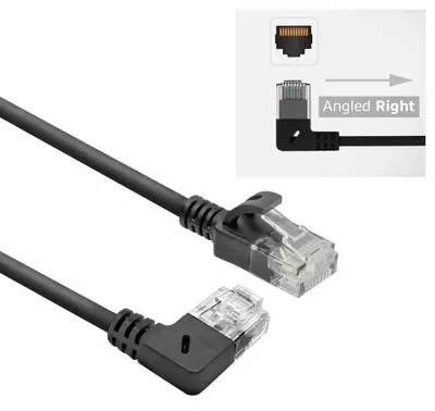 Zdjęcie produktu dla ACT DC2930, 0,15 m, Cat6a, U/UTP (UTP), RJ-45, RJ-45, Czarny