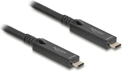 Zdjęcie produktu dla DeLOCK 84256, 8 m, USB C, USB C, USB 3.2 Gen 2 (3.1 Gen 2), 10 Gbit/s, Czarny