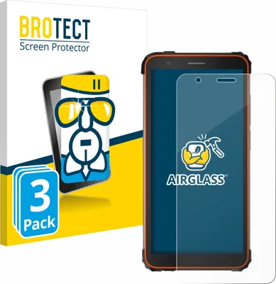 Produktbild von 3x BROTECT Schutzglas für Blackview BV6600E Schutzfolie Displayschutz Display Schutz Glas Folie klar