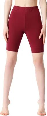 Image de Leggings courts en coton pour femme Bellivalini BLV50-200 (bordeaux, L)