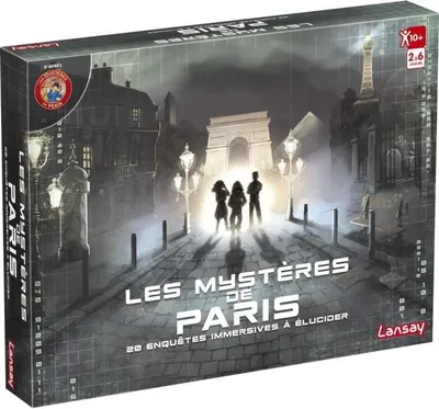 Produktbild von Gesellschaftsspiel Les Mystères De Paris Lansay, 2 bis 6 Spieler, Ab 10 Jahren, Detektivspiel
