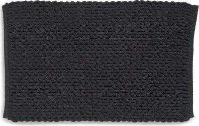 Produktbild von Badteppich, Badematte, 120 x 70 cm, Schwarz, Recyceltes Polyester, Baumwolle - Kela | Masha