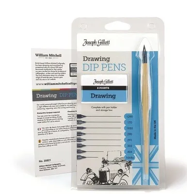 Productafbeelding van William Mitchell, tekeningen, inktpennen