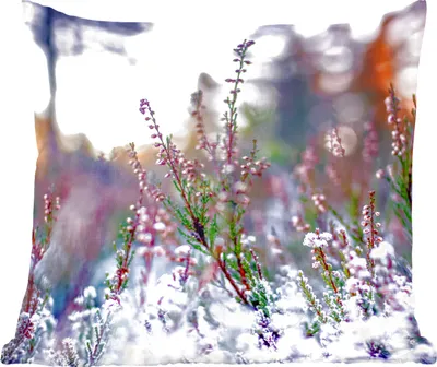 Produktbild von MuchoWow® Zierkissen Sofakissen Wohnzimmer Dekokissen 50x50 cm Blumen - Winter - Schnee - Komfort - Sofakissen