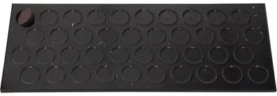 Produktbild von Magnetische Symbole Kreis 9mm VE=40 Stück schwarz