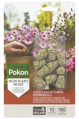 Productafbeelding van Pokon Terras en balkon planten voedingskegels 10 stuks