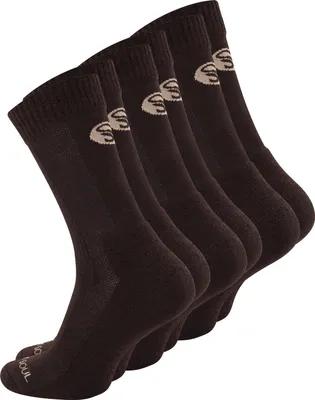 Produktbild von Stark Soul® 3 Paar Merino Outdoor Trekking Socken für Damen und Herren, braun, 43-46