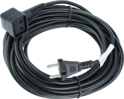 Produktbild von vhbw Stromkabel kompatibel mit Numatic PSP 370, TEL390-11, PSP370A, PSP370-11, PSP180A, WV900 Staubsauger - 10 m Kabel, Anschlusskabel