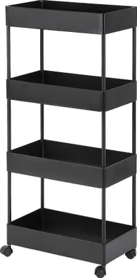 Produktbild von WYCTIN Küchenwagen Rollwagen Servierwagen für Küche Bad 4 Etagen 40*22*90cm