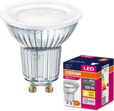 Produktbild von LED-Lampe VALUE PAR1680120 6,9W/830 230V GU10 LEDVANCE