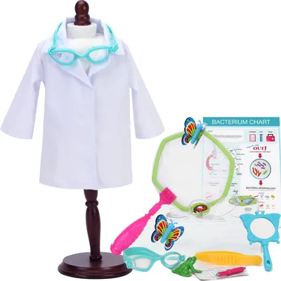 Obrázok produktu pre 18" bábika Sophia Biologist Outfit and Science Lab Playset with 14 Accessories