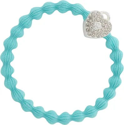 Obrázek produktu pro By Eloise London Silver Bling Heart Lock Turquoise