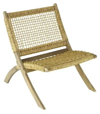 Image de Fauteuil de jardin - Proloisirs - Sila - Naturel - Fauteuil pliant - Acacia