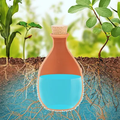 Produktbild von Esschert Design Olla L, Terrakotta, Terrakotta, Kork, 186 mm, 186 mm, 320 mm, 1,71 kg