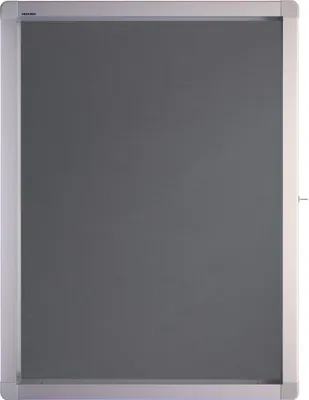 Produktbild von FRANKEN Franken Schaukasten ECO Außenbereich 53 x 70,4 x 4,5 cm (B x H x T) 4 x DIN A4 mit Schloss Aluminium silber