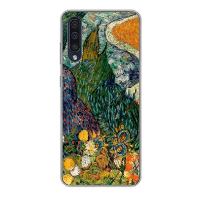 Produktbild von MuchoWow® Handyhülle Schutzhülle Hülle für Samsung Galaxy A50 Erinnerungen an den Garten von Etten - Vincent van Gogh Silikon Softcase Handy Hülle - Mobiltelefonhülle