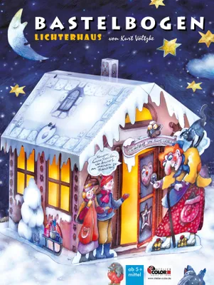 Produktbild von Lichterhaus Bastelbogen