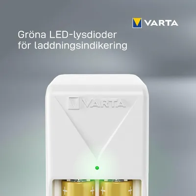 Produktbild von Varta 57656 101 451, Nickel-Metallhydrid (NiMH), AA, AAA, 2 Stück(e), Akkus/Batterien enthalten