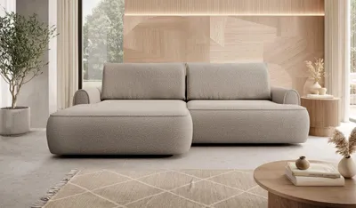 Produktbild von Masseno Ecksofa MARE mit Schlaffunktion L-Form, Sofa mit Bettkasten, Wohnzimmersofa, Couch, Soffa, Bettsofa, Couchgarnitur- Beige, ABRIAMO 3